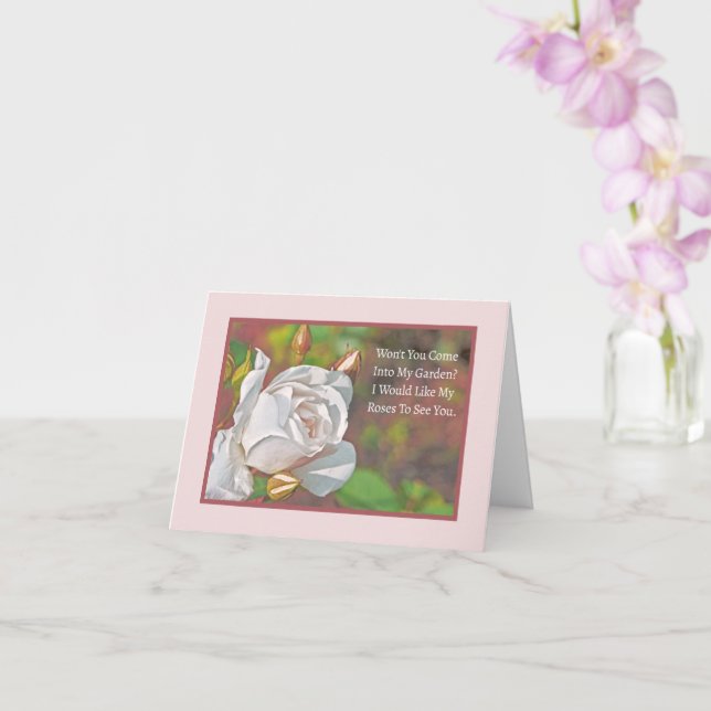 CARTÃO À MINHA MULHER QUE É LINDA DE TANTAS MANEIRAS /ROS (Orquídea)