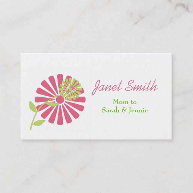 Cartão à moda das mamães (Frente)