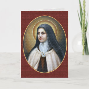 CARTÃO A MORNING PRAYER WRITTEN BY ST. THERESE
