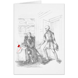 Cartão A morte toma um advogado