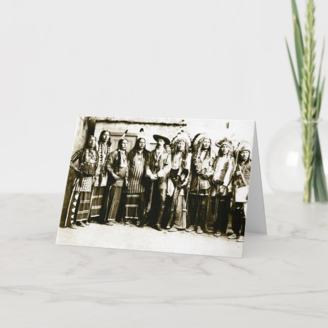 Cartão A mostra ocidental selvagem de Buffalo Bill (Frente)