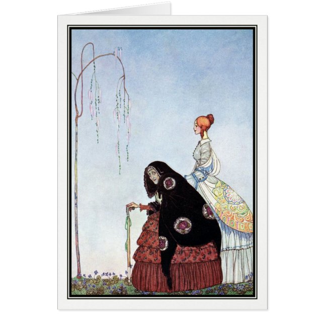 Cartão A mulher adulta por Kay Nielsen (Frente)