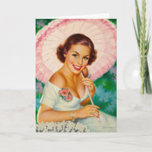 A Mulher com um Guarda-chuva Rosa, Aniversário