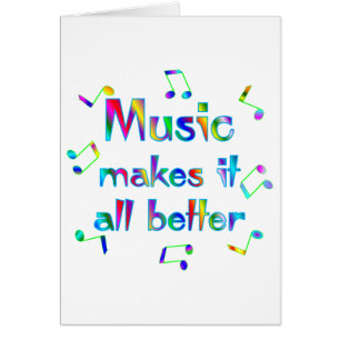 Cartão A música fá-lo melhor