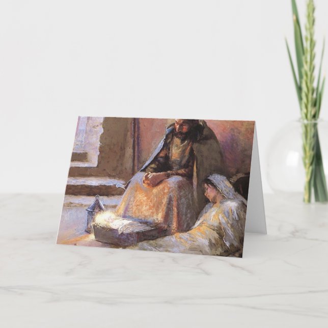 Cartão A Natividade De Gari Melchers (Frente)