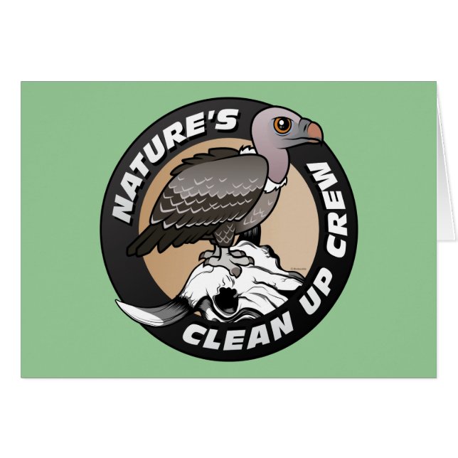 Cartão A natureza limpa o grupo (Frente Horizontal)