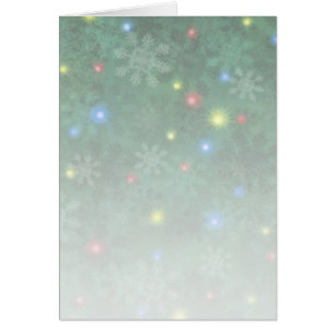 Cartão A neve do Natal ilumina II