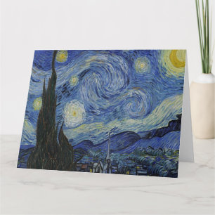 Cartão A Noite Estrelada de Van Gogh