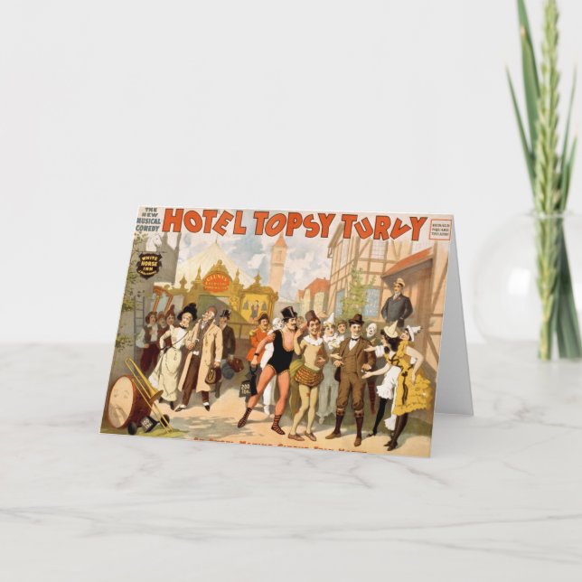 Cartão A Nova Comédia Musical, Hotel Topsy Turvy (Frente)