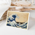 Cartão A onda de Excelentes de Kanagawa por Hokusai<br><div class="desc">Este design apresenta "A onda Excelente de Kanagawa" pelo artista japonês Hokusai.</div>