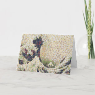 Cartão A Onda Excelente De Honeydew Melon Após Hokusai