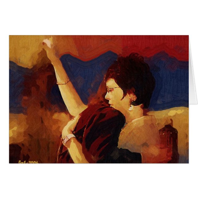 Cartão A oração (Frente Horizontal)