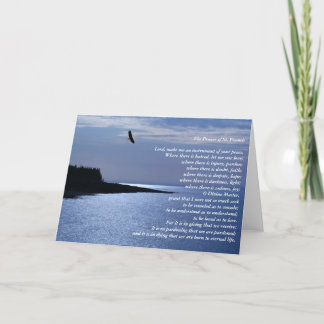 Cartão A oração de St Francis