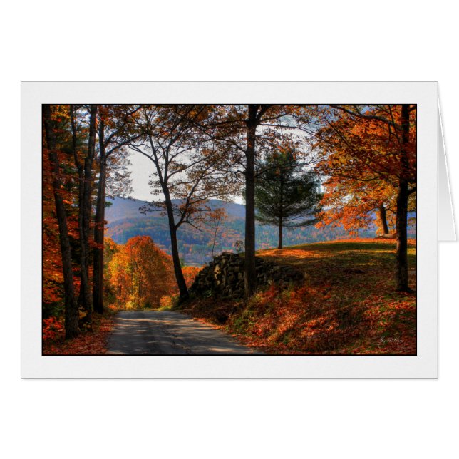 Cartão A Parede ao Longo da Estrada George (Frente Horizontal)