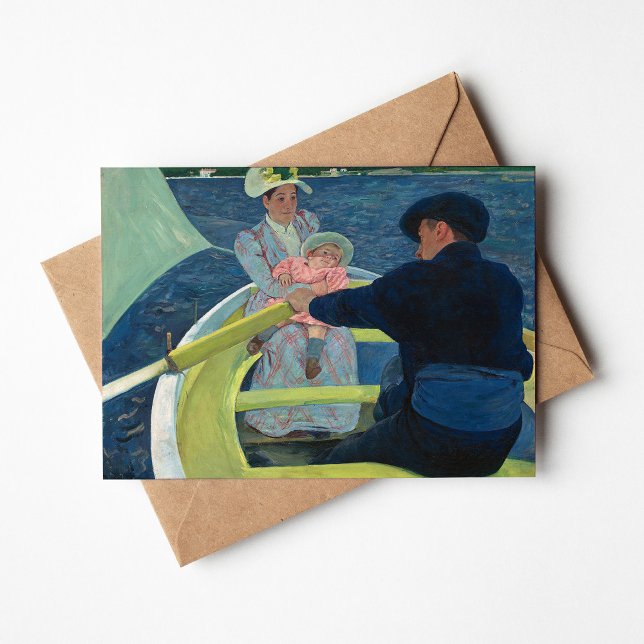 Cartão A Parte Barco | Mary Cassatt (Criador carregado)