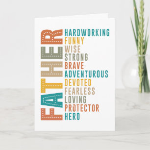 Cartão A paternidade é um tributo à força de cada Pai