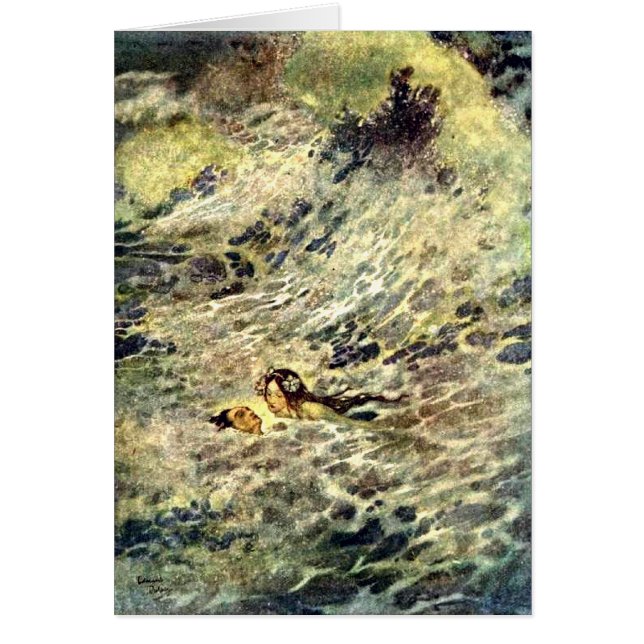 Cartão A Pequena Sereia (Frente)