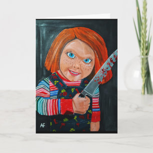 Cartão A Pintura da Boneca por Alfred Fox
