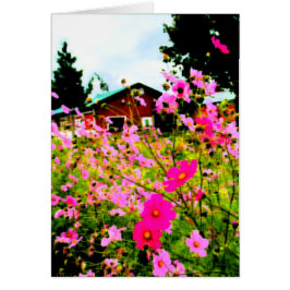 Cartão A pintura da Fazenda da ventoinha