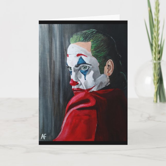 Cartão A pintura de Villain por Alfred Fox (Frente)