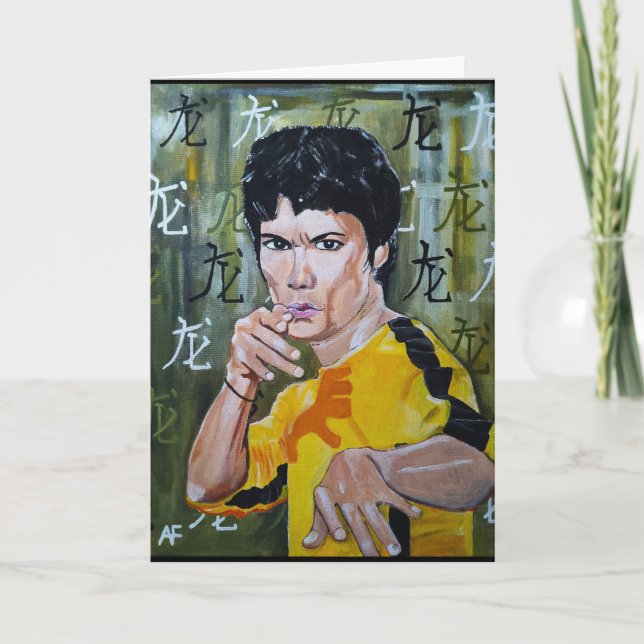 Cartão A pintura do dragão por Alfred Fox (Frente)