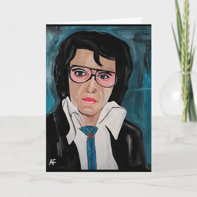 Cartão A pintura do rei por Alfred Fox (Frente)