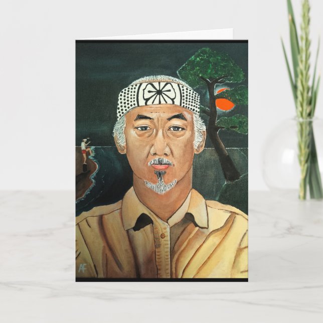 Cartão A Pintura do Sensei por Alfred Fox (Frente)