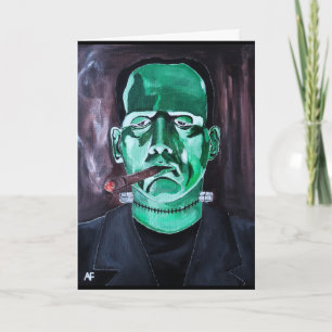 Cartão A pintura monstruosa de Alfred Fox