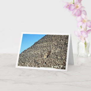 Cartão A Pirâmide do Excelente de Giza, no Egito