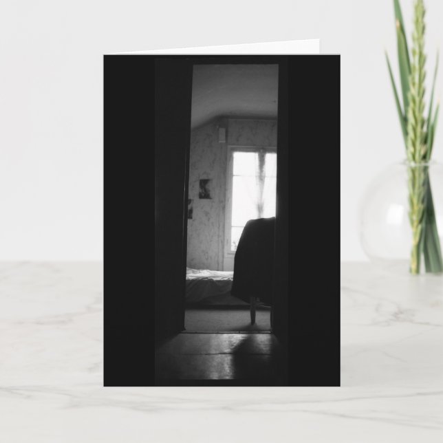 Cartão A placa de quarto (Frente)