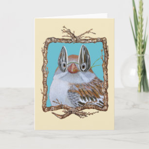 Cartão A placa Secret Sharer com borda