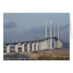 Cartão A Ponte Queen Elizabeth, Dartford, Inglaterra