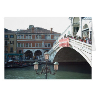 Cartão A Ponte Rialto, Veneza