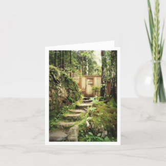 Cartão A porta para a montanha Eliot