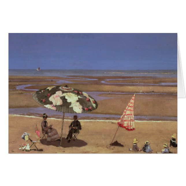 Cartão A praia (Frente Horizontal)