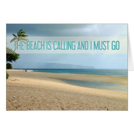 Cartão A Praia Chama-Se Fotografia Da Praia Kailua