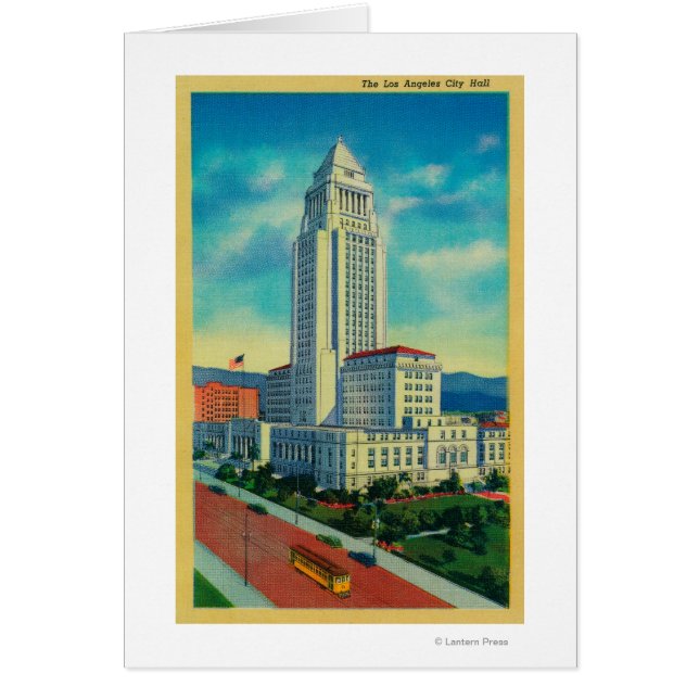Cartão A Prefeitura de Los Angeles (Frente)