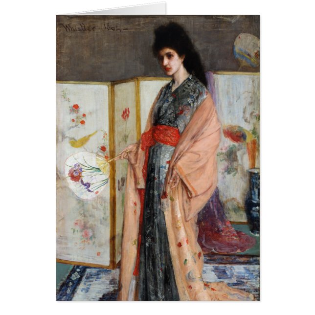 Cartão A princesa da terra da porcelana (Frente)
