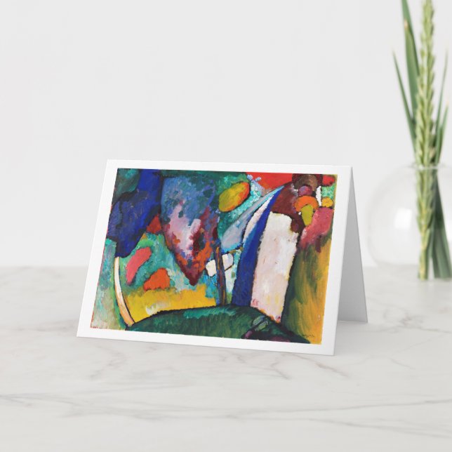 Cartão A Quebra d'água, Wassily Kandinsky (Frente)