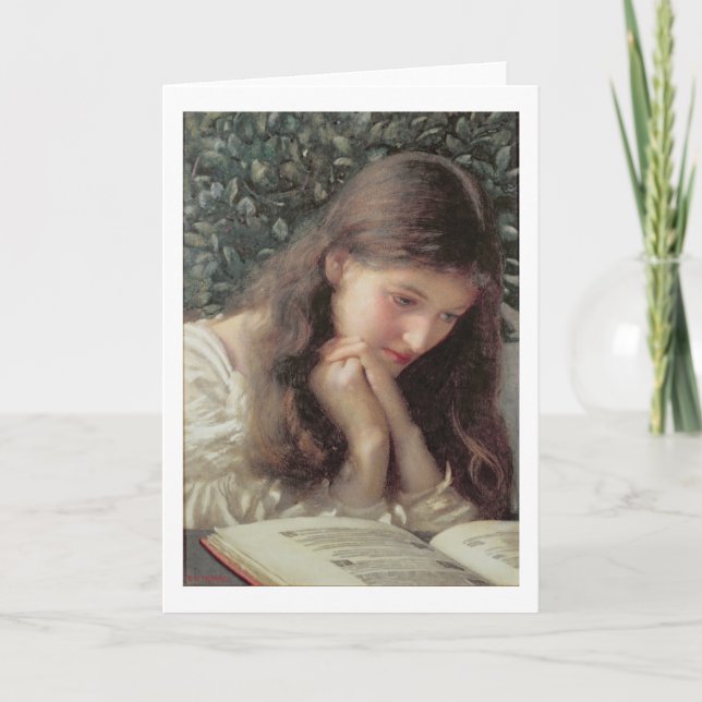 Cartão A quietude rasga (w/c no papel) (Frente)