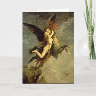 Cartão A quimera de Gustave Moreau