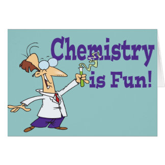 Cartão A química é divertimento