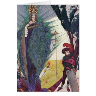 Cartão A rainha 1 da neve