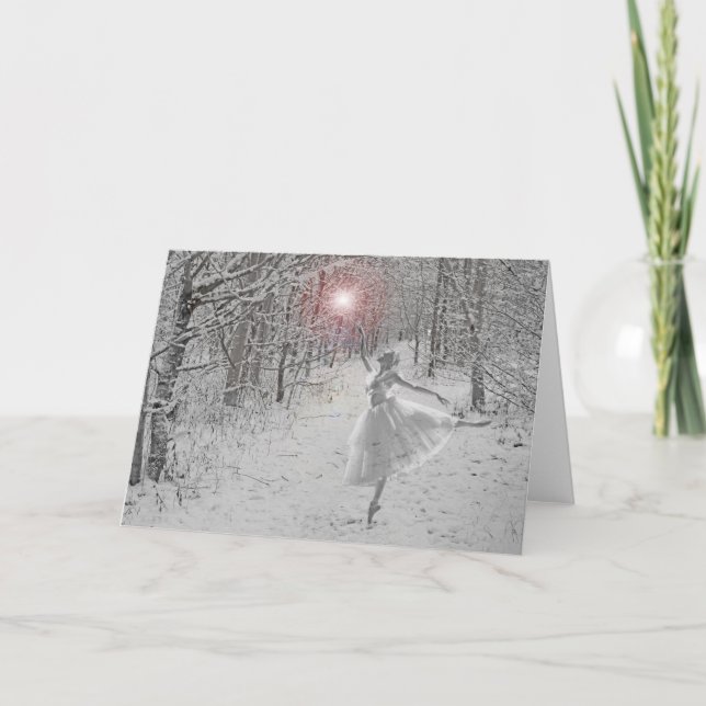 Cartão A Rainha da Neve (Frente)