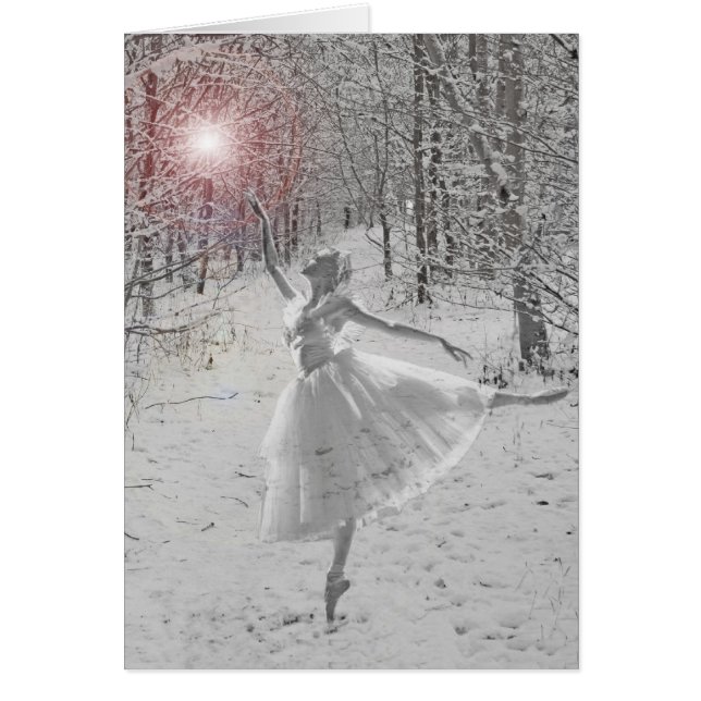 Cartão A Rainha da Neve (Frente)