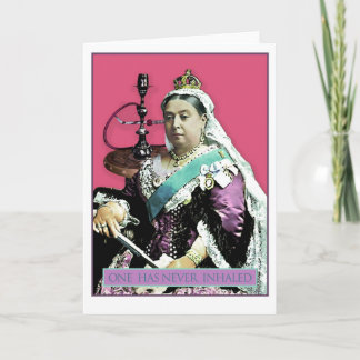 Cartão A Rainha e o Hookah
