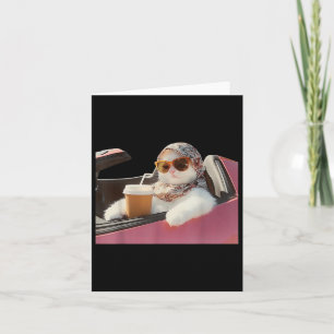 Cartão A Raiva Do Cat Driving Meme Está Me Consumindo Hum