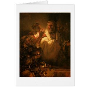 Cartão A recusa de St Peter, 1660 (óleo em canvas)