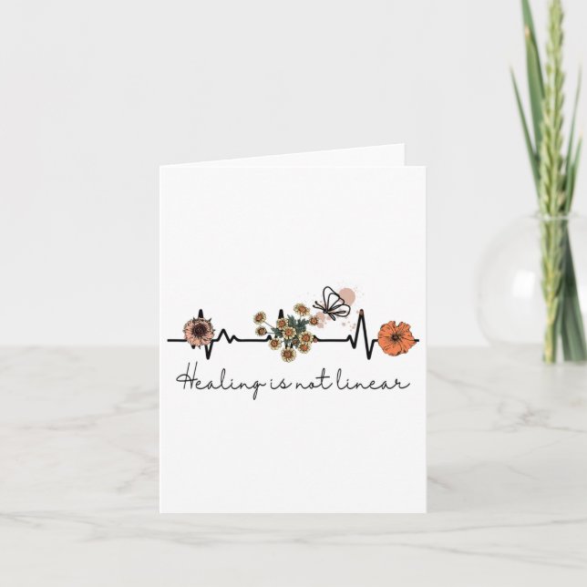 Cartão A Reparação De Cotas De Saúde Não É Linear (Frente)