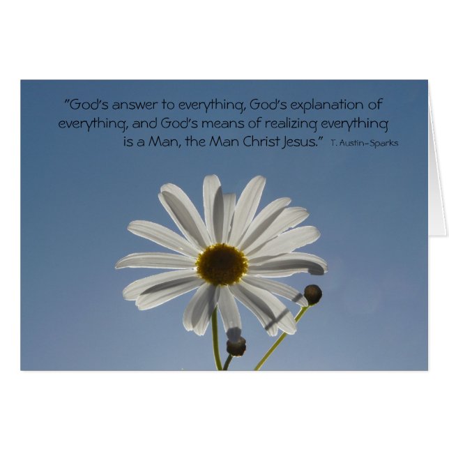 Cartão A resposta do deus (Frente horizontal)